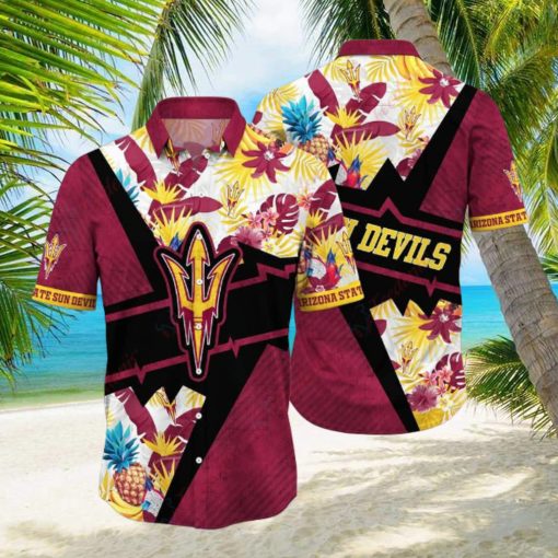 Arizona State Sun Devils Summer Camps Aloha Shirt, NCAA Hawaiian