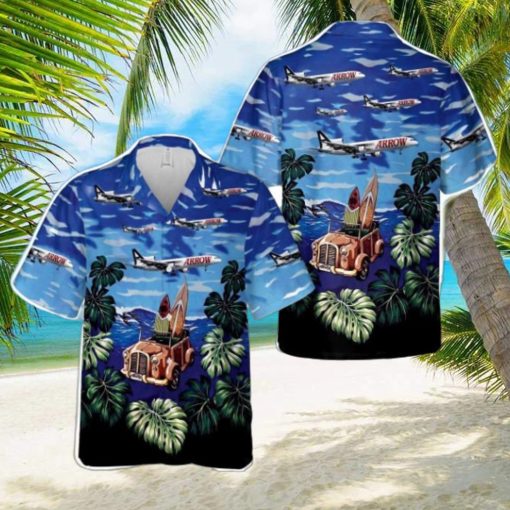 Arrow Air Lockheed L 1011 200(F) Tristar Hawaiian Shirt Summer Holiday Gift