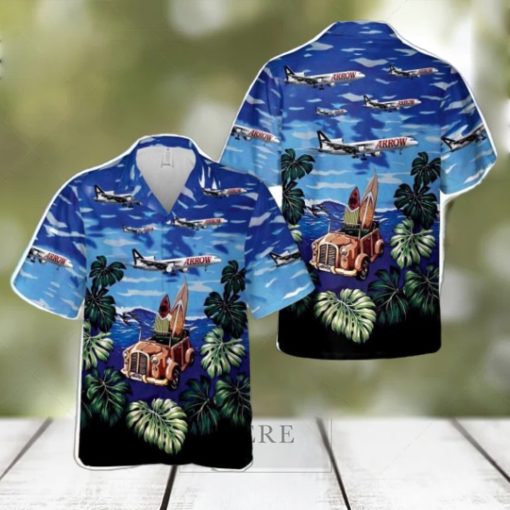 Arrow Air Lockheed L 1011 200(F) Tristar Hawaiian Shirt Summer Holiday Gift