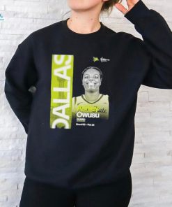 Ashley Owusu Pick 33 Dallas Wings Las Vegas Aces At Wnba Draft Shirt