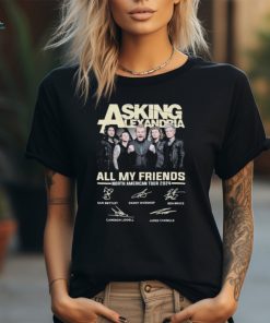 Asking Alexandria All My Friends North American Tour 2024 Signatures Shirt