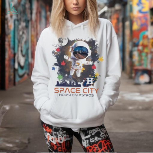 Astros Space Astronaut Autism Baseball shirt