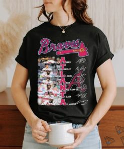 Atlanta Braves Team Players 2024 Signatures Shirt