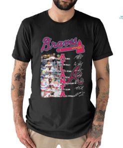 Atlanta Braves Team Players 2024 Signatures Shirt