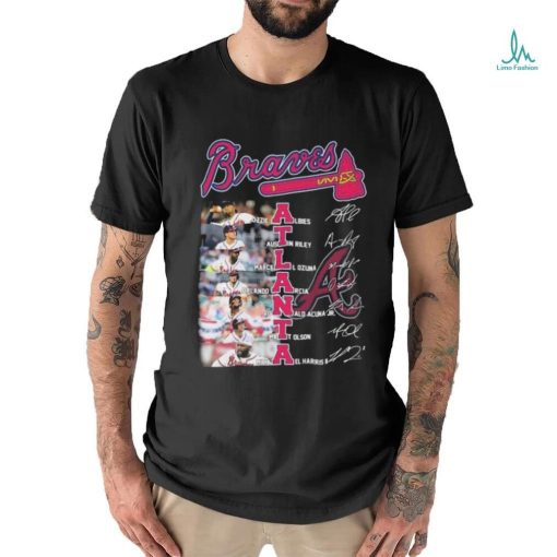 Atlanta Braves Team Players 2024 Signatures Shirt