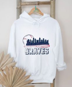 Atlanta Braves baseball city skyline shirt