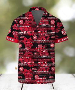 Atlanta Hawks Hawaii Set Pattern Vintage 3D Hawaiian Shirt And Shorts