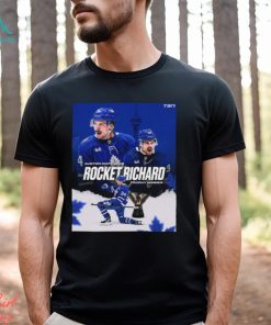 Auston Matthews Has Finished The Season With 69 Goals And Has Won His Third Maurice Rocket Richard Trophy In The Last Four Years Classic T Shirt