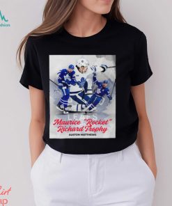Auston Matthews Takes Home His Third Maurice Rocket Richard Trophy Classic T Shirt