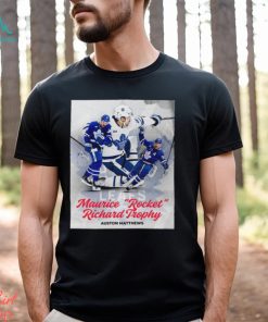 Auston Matthews Takes Home His Third Maurice Rocket Richard Trophy Classic T Shirt