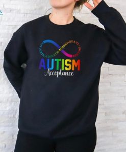 Autism Awareness Acceptance Shirt Infinity Symbol Men Women T Shirt