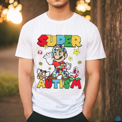 Autism Awareness Super Mario T Shirt
