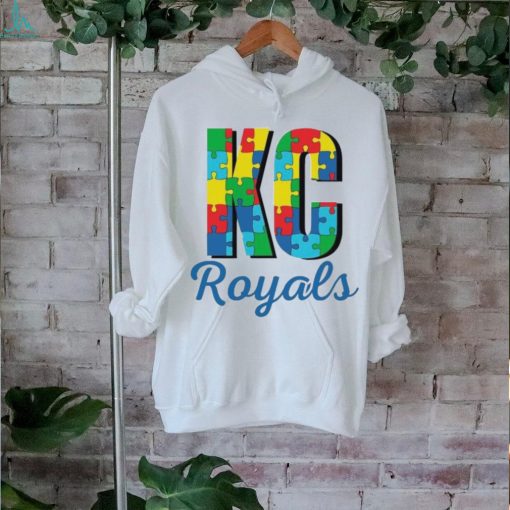 Autism KC Royals Baseball puzzle shirt