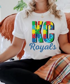 Autism KC Royals Baseball puzzle shirt