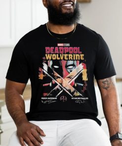 Awesome Marvel Deadpool Wolverine Hugh Jackman Ryan Reynolds Best Friend Shirt