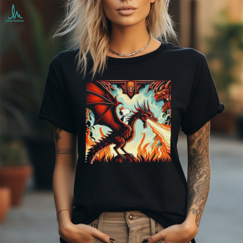 Awesome snoppy Game Of Thrones House Of The Dragon burn them all shirt Awesome snoppy Game Of Thrones House Of The Dragon burn them all shirt