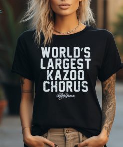 Awesome the Algorhythms world’s largest kazoo chorus slogan shirt