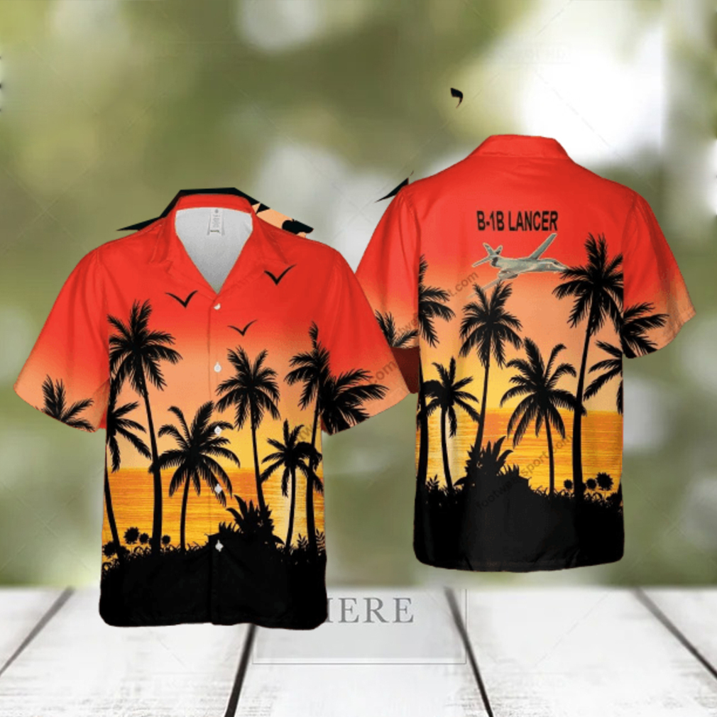 B 1B Lancer B1B Aircraft Hawaiian Shirt Red Color For Men And Women B 1B Lancer B1B Aircraft Hawaiian Shirt Red Color For Men And Women