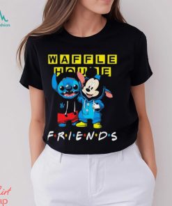 Baby Stitch And Mickey Mouse Waffle House Friends shirt