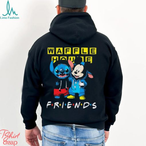 Baby Stitch And Mickey Mouse Waffle House Friends shirt