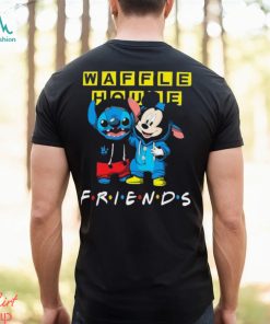 Baby Stitch And Mickey Mouse Waffle House Friends shirt