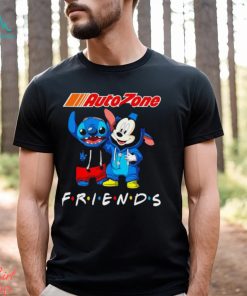 Baby Stitch and Mickey Mouse Auto Zone friends shirt