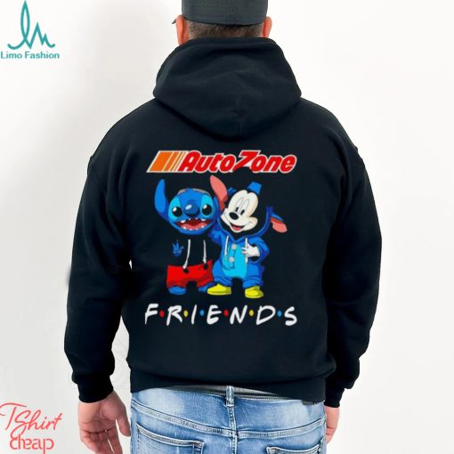 Baby Stitch and Mickey Mouse Auto Zone friends shirt