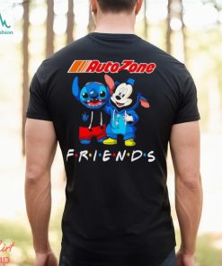 Baby Stitch and Mickey Mouse Auto Zone friends shirt