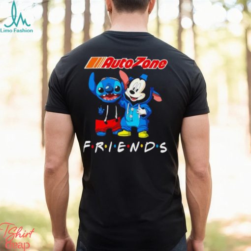 Baby Stitch and Mickey Mouse Auto Zone friends shirt