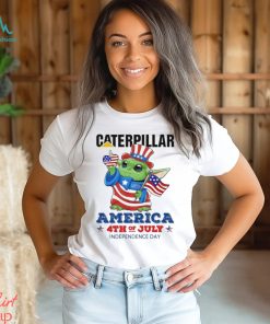 Baby Yoda Caterpillar America 4th Of July Independence Day shirt