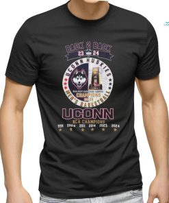 Back 2 Back 2023 2024 Uconn Huskies NCAA Champions Shirt