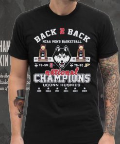 Back 2 Back NCAA Men’s Basketball National Champions UConn Huskies T Shirt