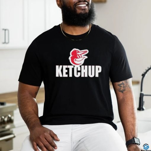 Baltimore Orioles Hot Dog Race Ketchup Shirt
