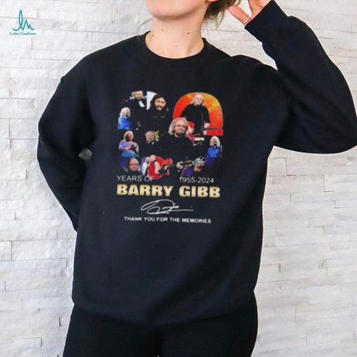 Barry Gibb 60 Years Thank You For The Memories Signature T Shirt