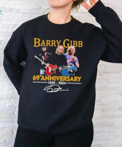 Barry Gibb 69th Anniversary 1955 2024 Signature T Shirt