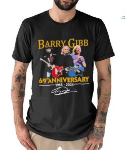 Barry Gibb 69th Anniversary 1955 2024 Signature T Shirt