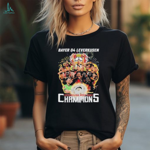 Bayer 04 Leverkusen Bundesliga 2023 2024 Champions T Shirt