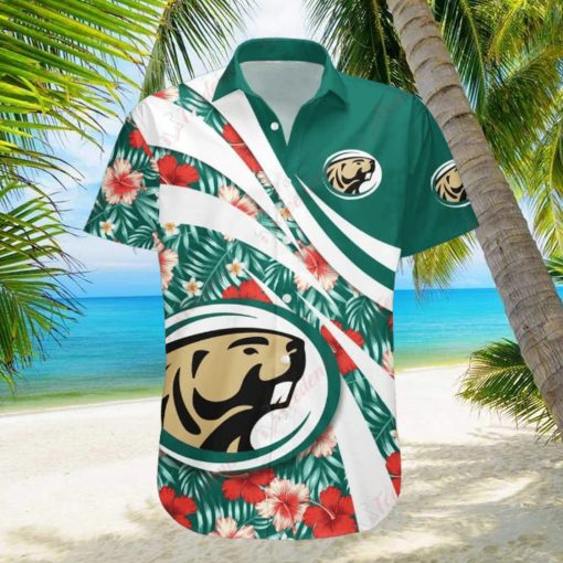 Bemidji State Beavers Hibiscus Sport Hawaiian Shirt, NCAA