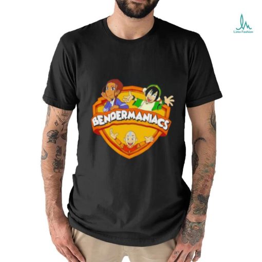 Bendermaniacs The Last Airbender in the style of Animaniacs shirt