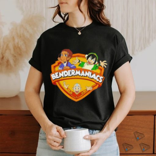 Bendermaniacs The Last Airbender in the style of Animaniacs shirt