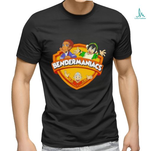 Bendermaniacs The Last Airbender in the style of Animaniacs shirt