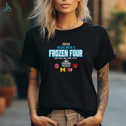 Best 2024 NCAA Men’s Frozen Four Hockey team shirt