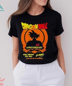 Best Rip Akira Toriyama 1955 2024 Dragon Ball Thank You For The Memories Signatures shirt