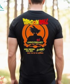 Best Rip Akira Toriyama 1955 2024 Dragon Ball Thank You For The Memories Signatures shirt
