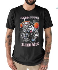 Best uconn Huskies Basketball I Bleed Blue Champions 2024 T shirt