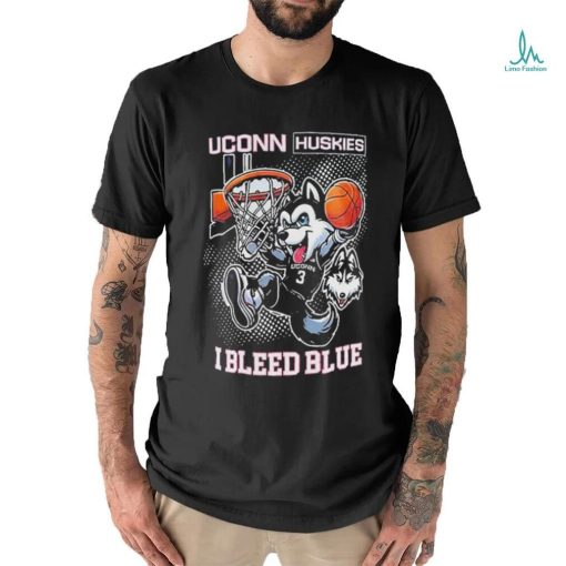 Best uconn Huskies Basketball I Bleed Blue Champions 2024 T shirt