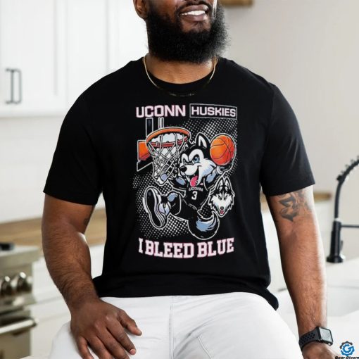 Best uconn Huskies Basketball I Bleed Blue Champions 2024 T shirt