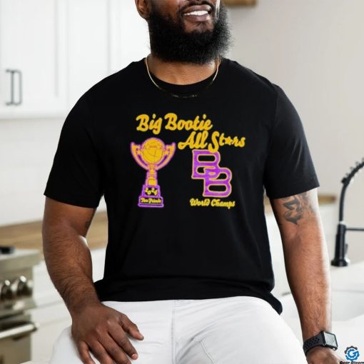 Big Bootie All Stars World Champs 2024 Two Friends Shirt