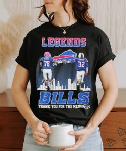 Bills Legends Smith Simpson Thank You For The Memories Shirt