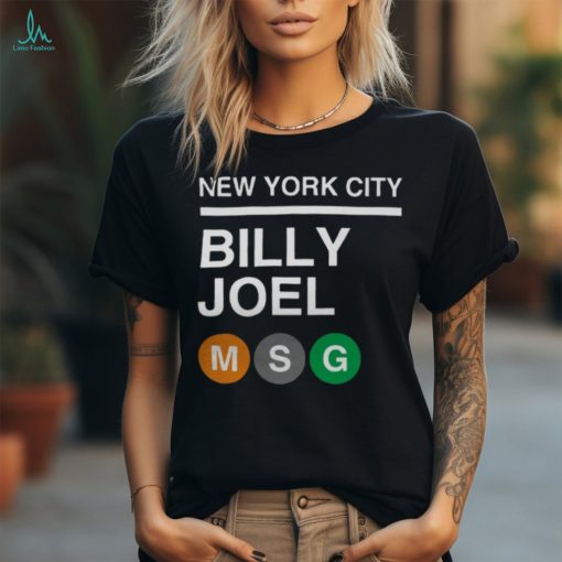 Billy Joel Merch Msg Subway Shirt